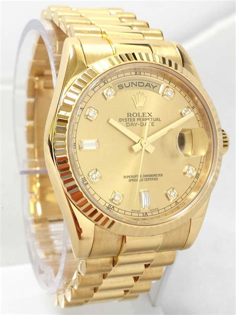 presidential 18k rolex|rolex day date 40 18 ct.